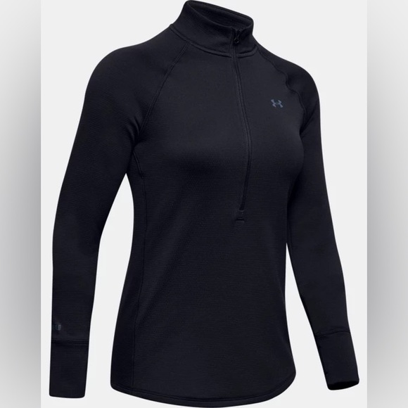 Women's UA Base Layer ½ Zip Top - Picture 3 of 8